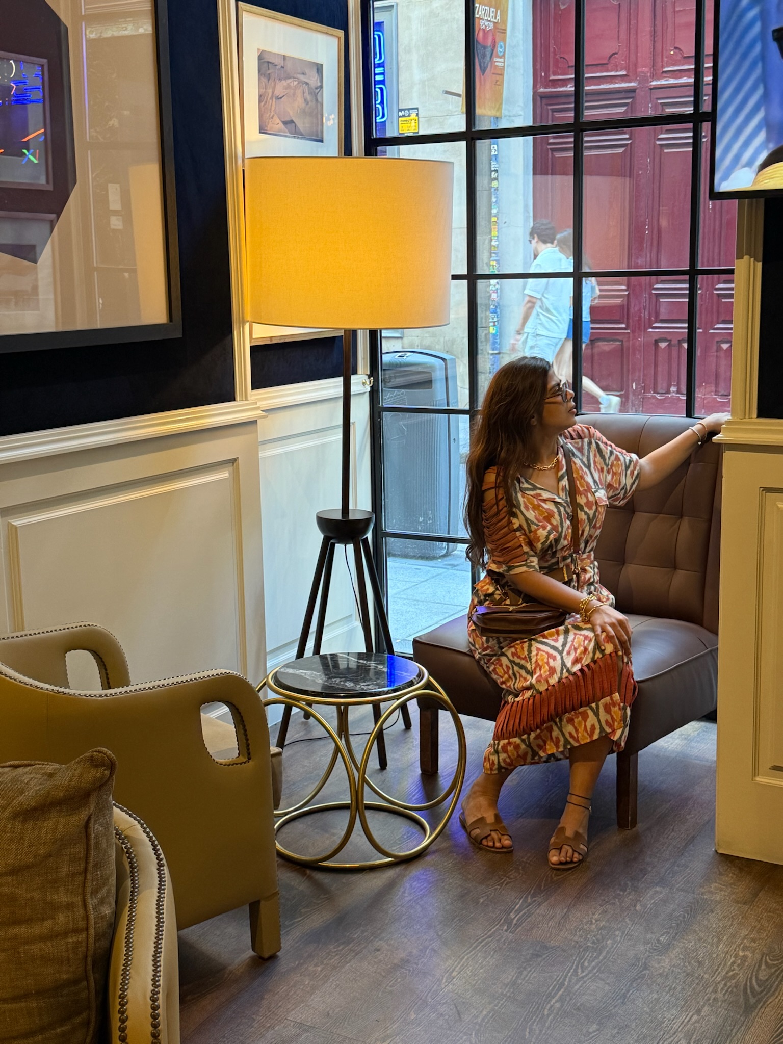 Rust Hillary Shirt and Skirt Set